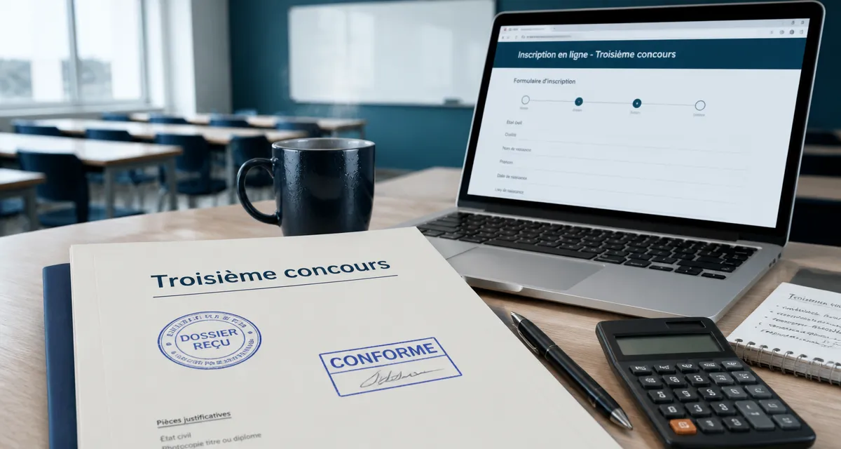 Devenir prof après expérience professionnelle via troisième concours
