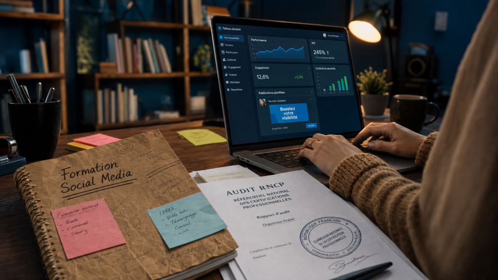 Formation social media manager : 5 compétences clés pour réussir sa reconversion