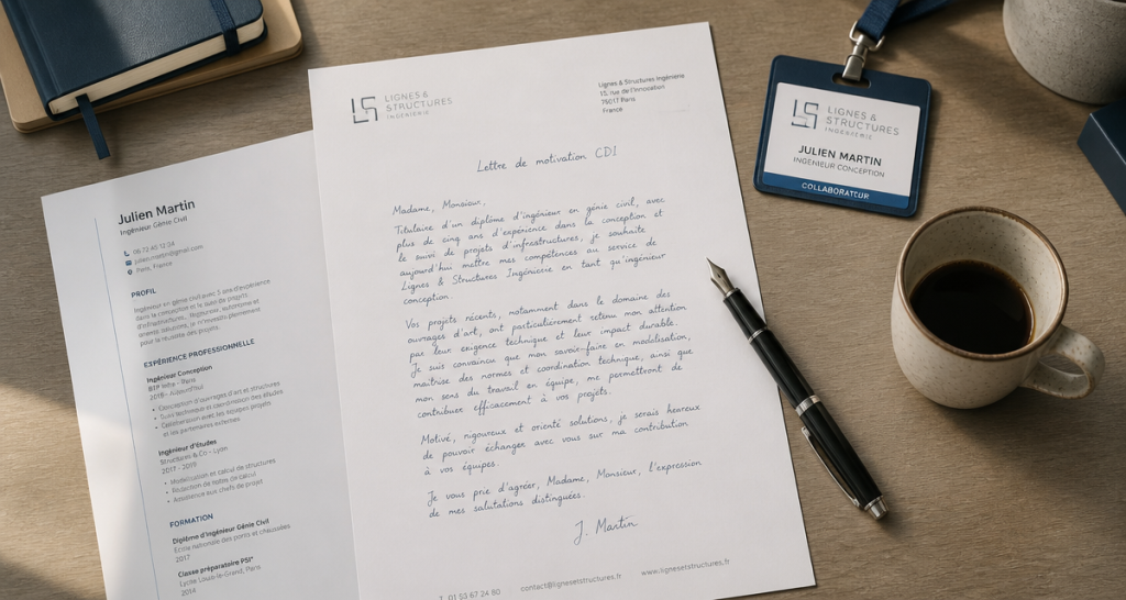 Lettre de motivation CDI : la méthode pour convaincre et sécuriser votre embauche