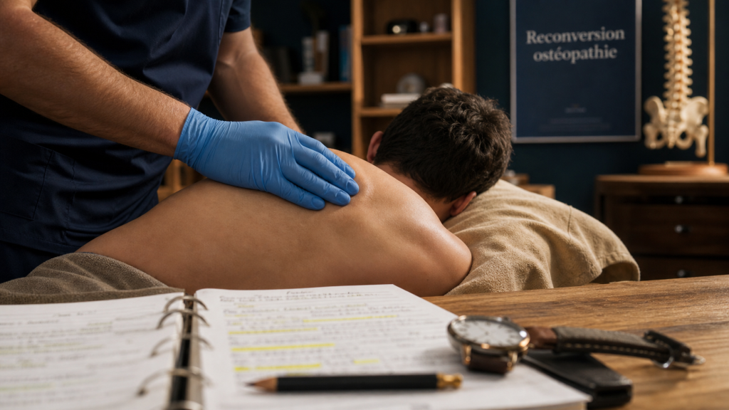 Reconversion en ostéopathie : 5 ans d’études et 40 000 € pour changer de vie