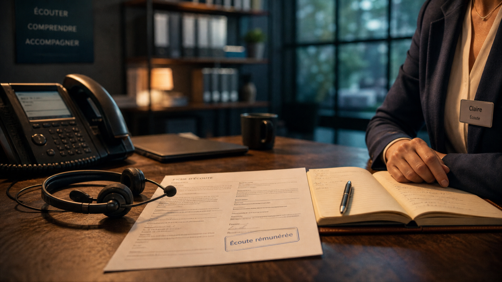 Devenir écoutant rémunéré : formation, statuts et vraies portes d’entrée