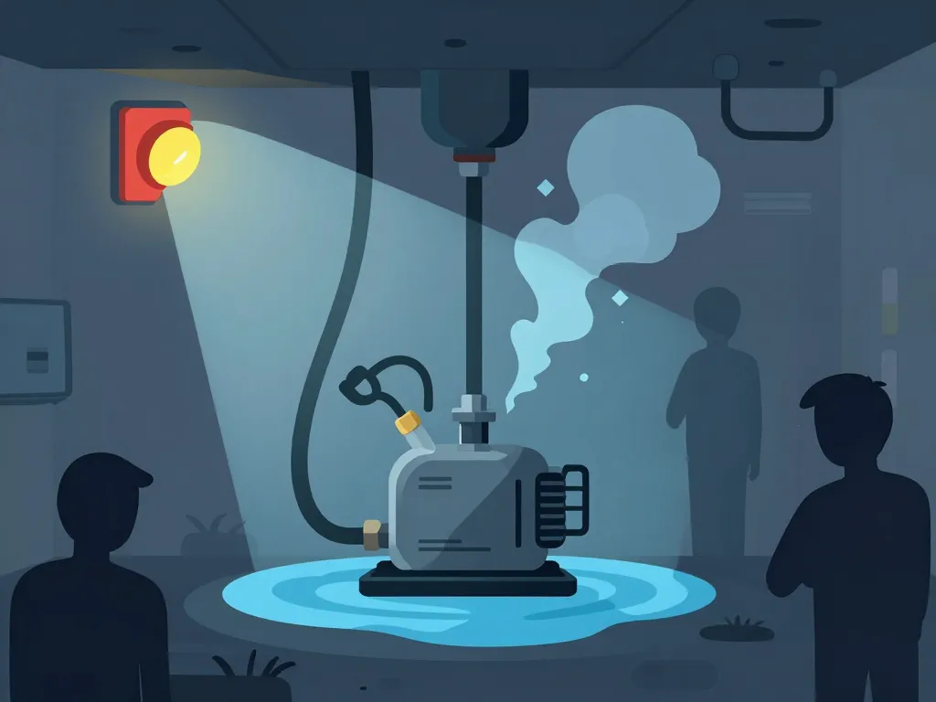 Symptômes panne pompe de relevage illustration