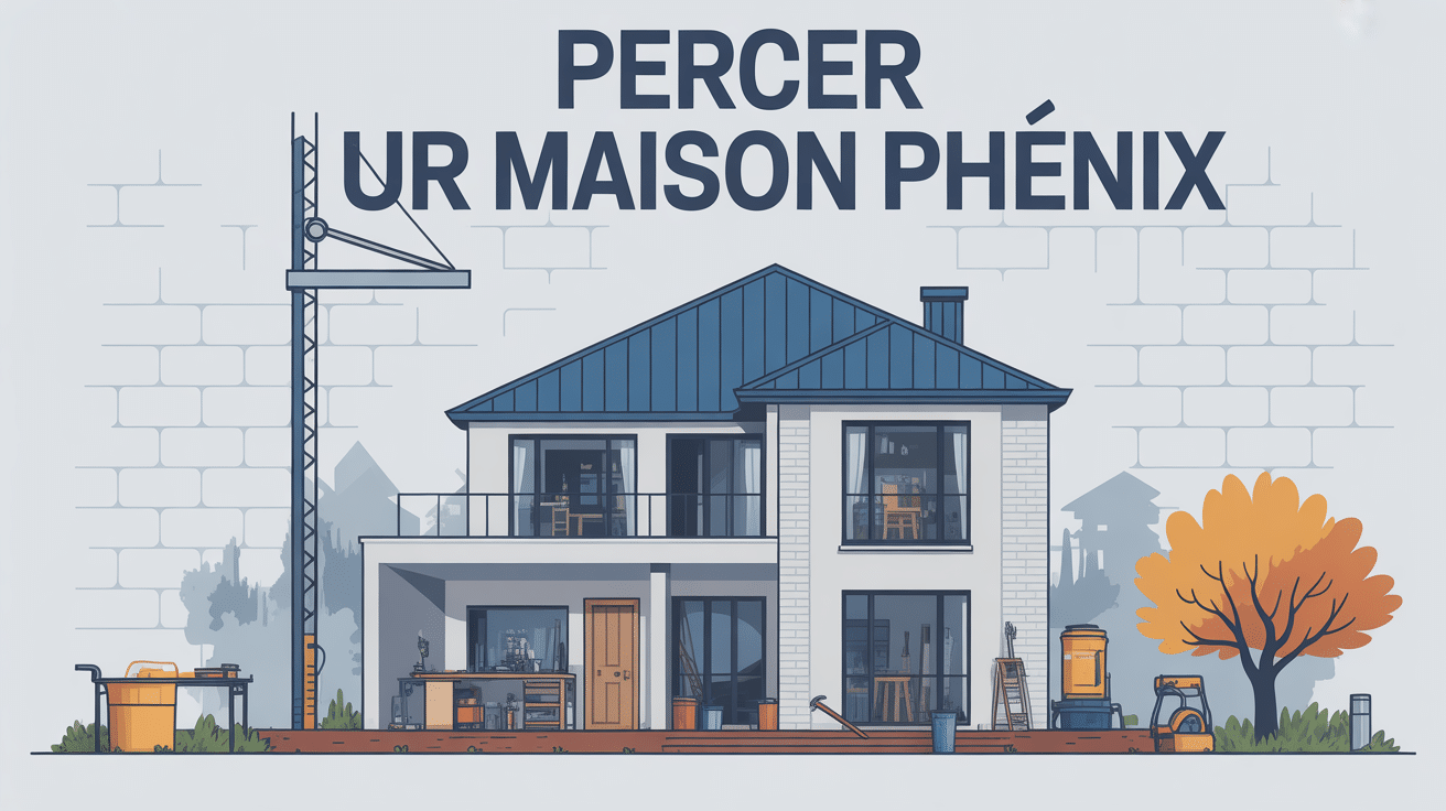 Illustration sur percer mur maison Phénix précautions sécurité