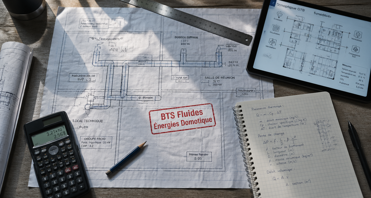 bts plomberie plans CVC et bureau technique