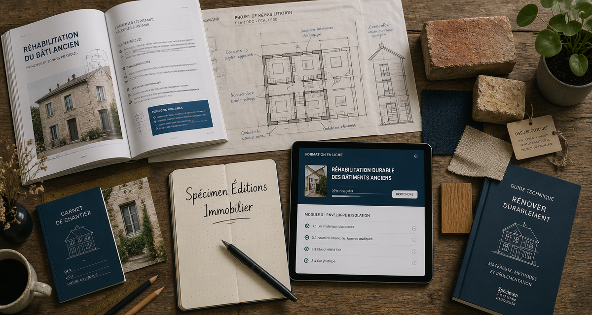 spécimen éditions immobilier guides plans bureau