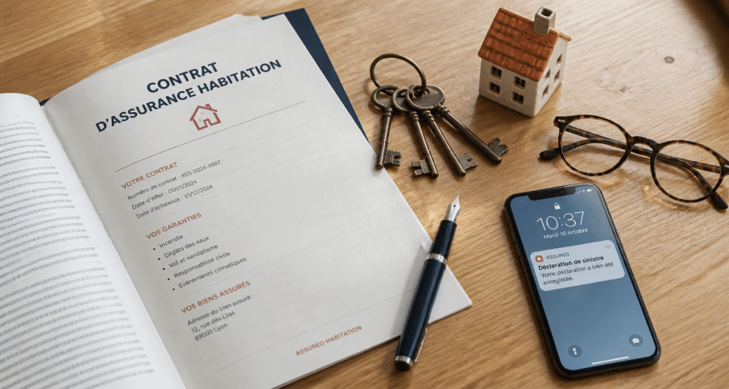 assurance habitation locataire ou propriétaire contrat clés maison