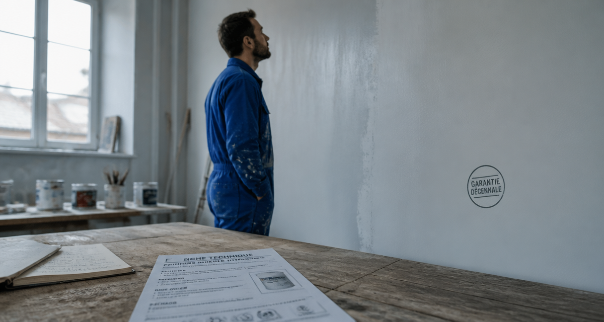 Artisan contrôle mur garantie décennale peinture