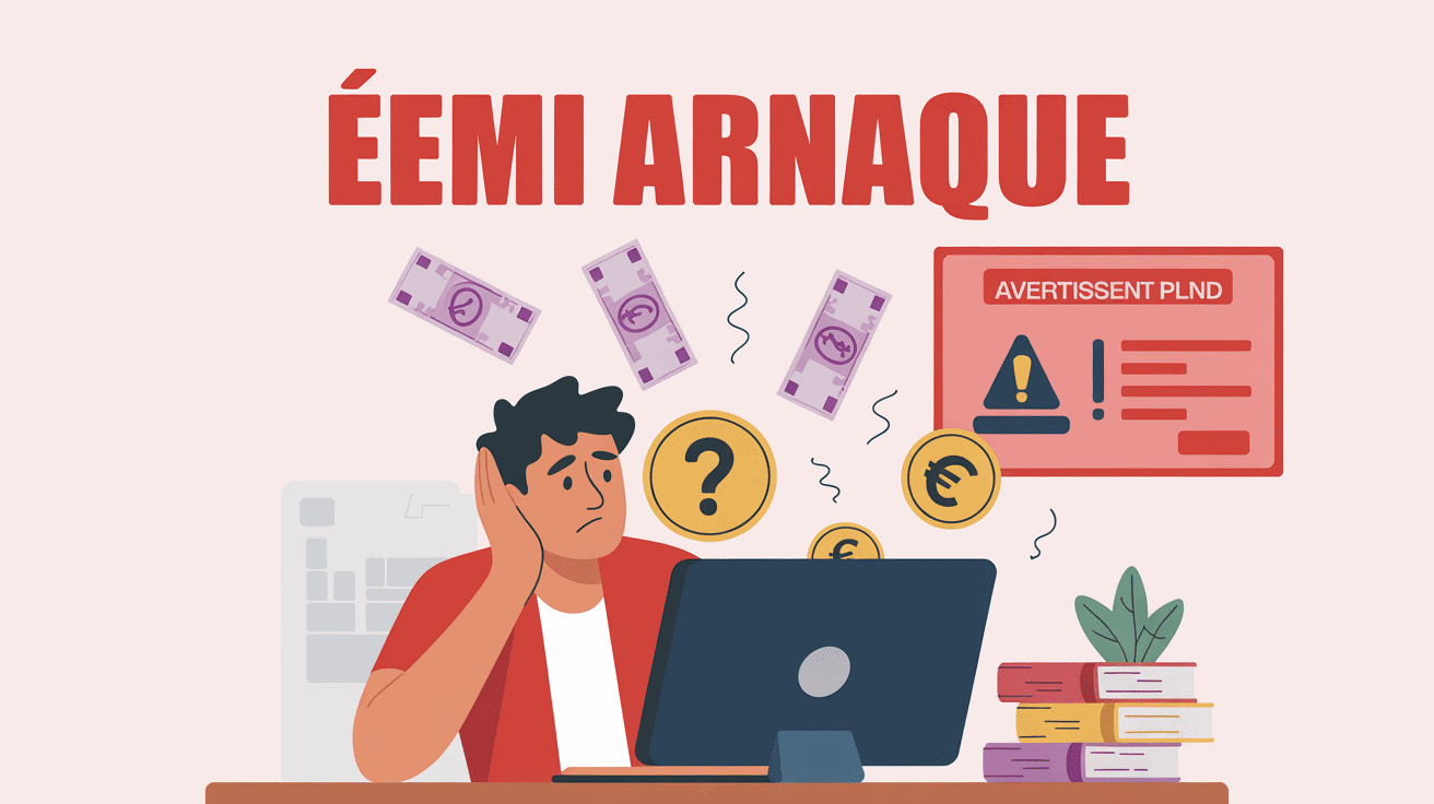 EEMI arnaque illustration étudiant et euros