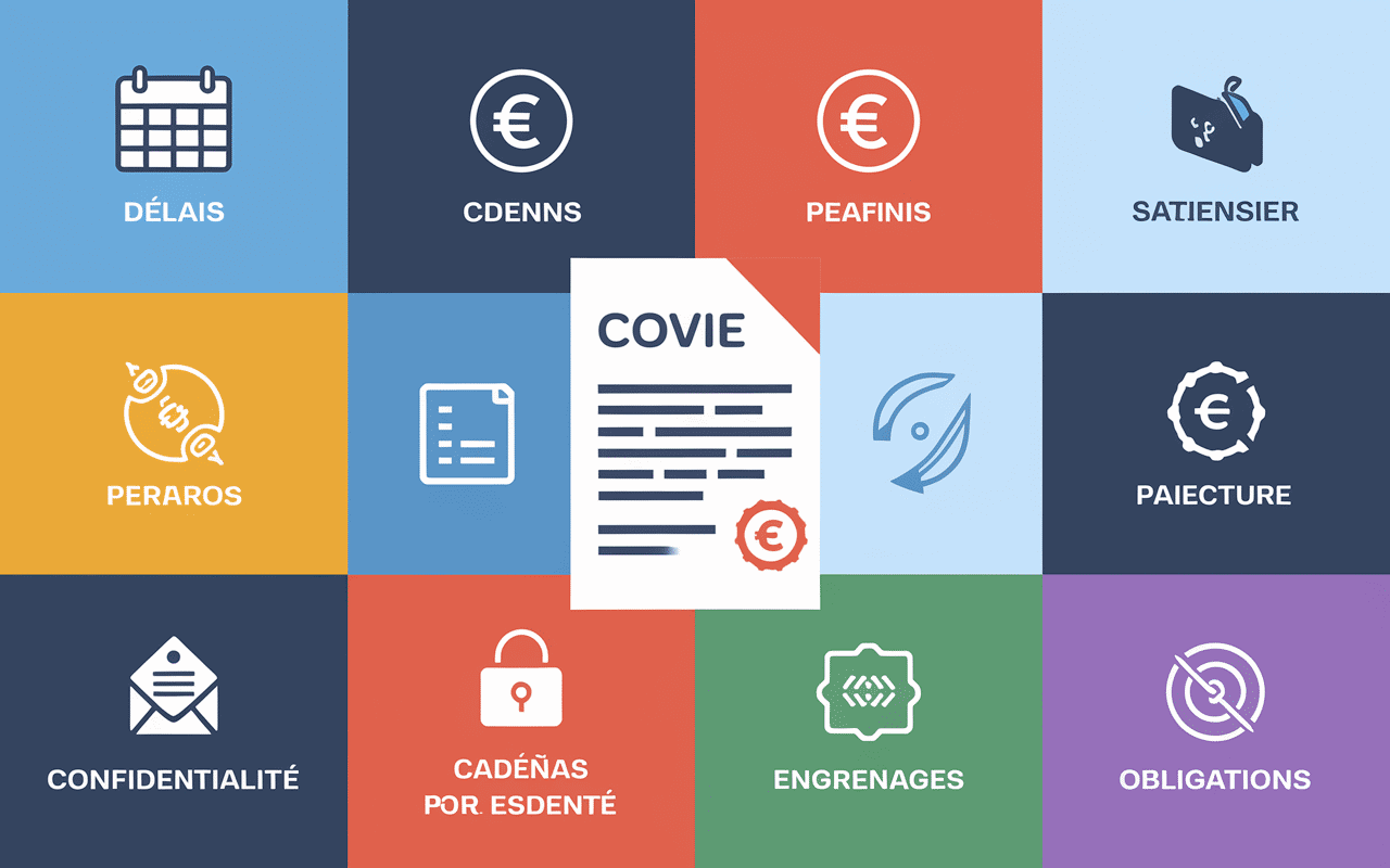 document modele contrat de sous traitance clauses essentielles iconographie