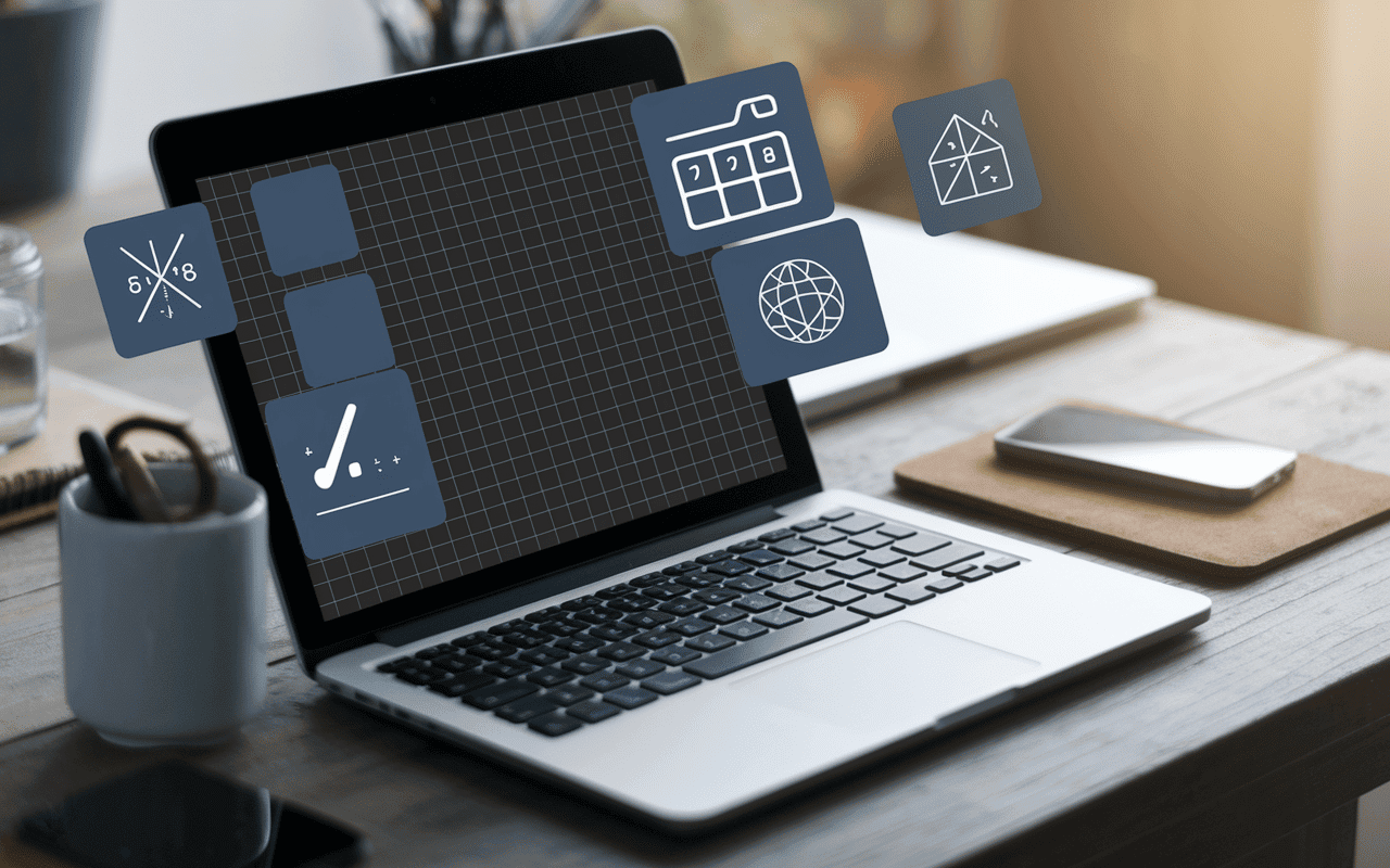 Interface calculateur de moyenne avec coefficient
