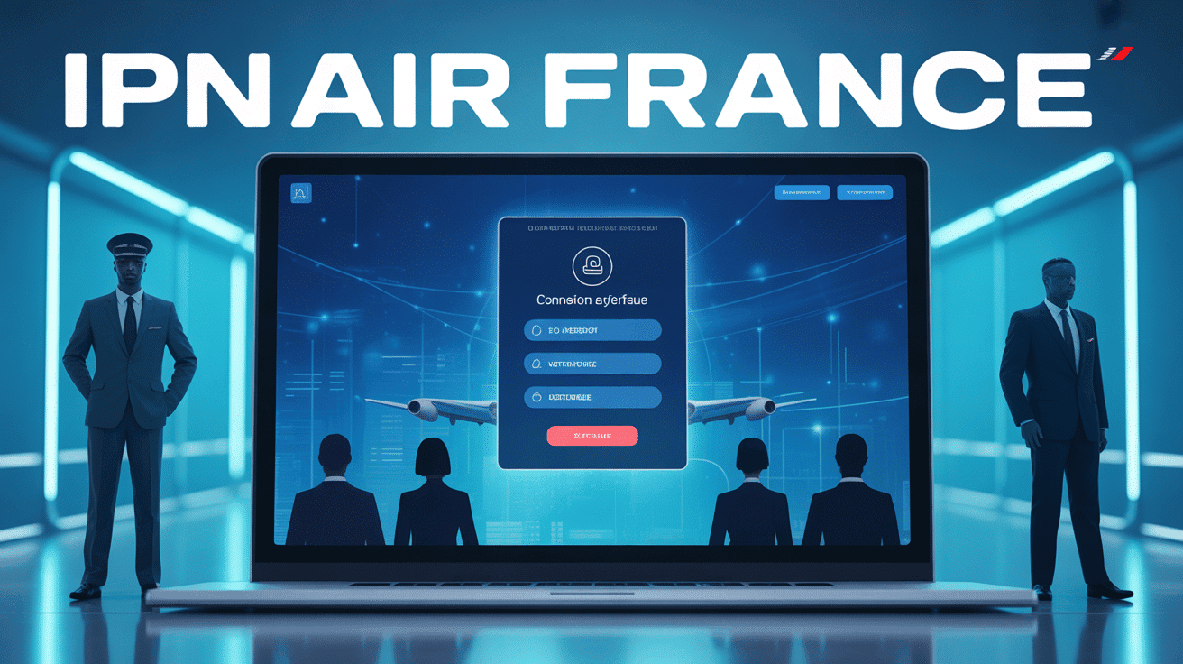 IPN Air France interface connexion sécurisée
