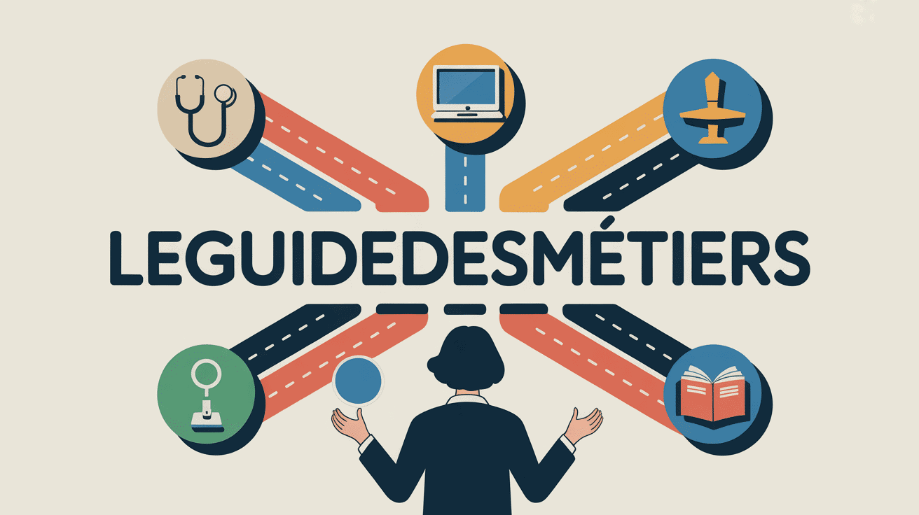 illustration carrefour orientation leguidedesmetiers