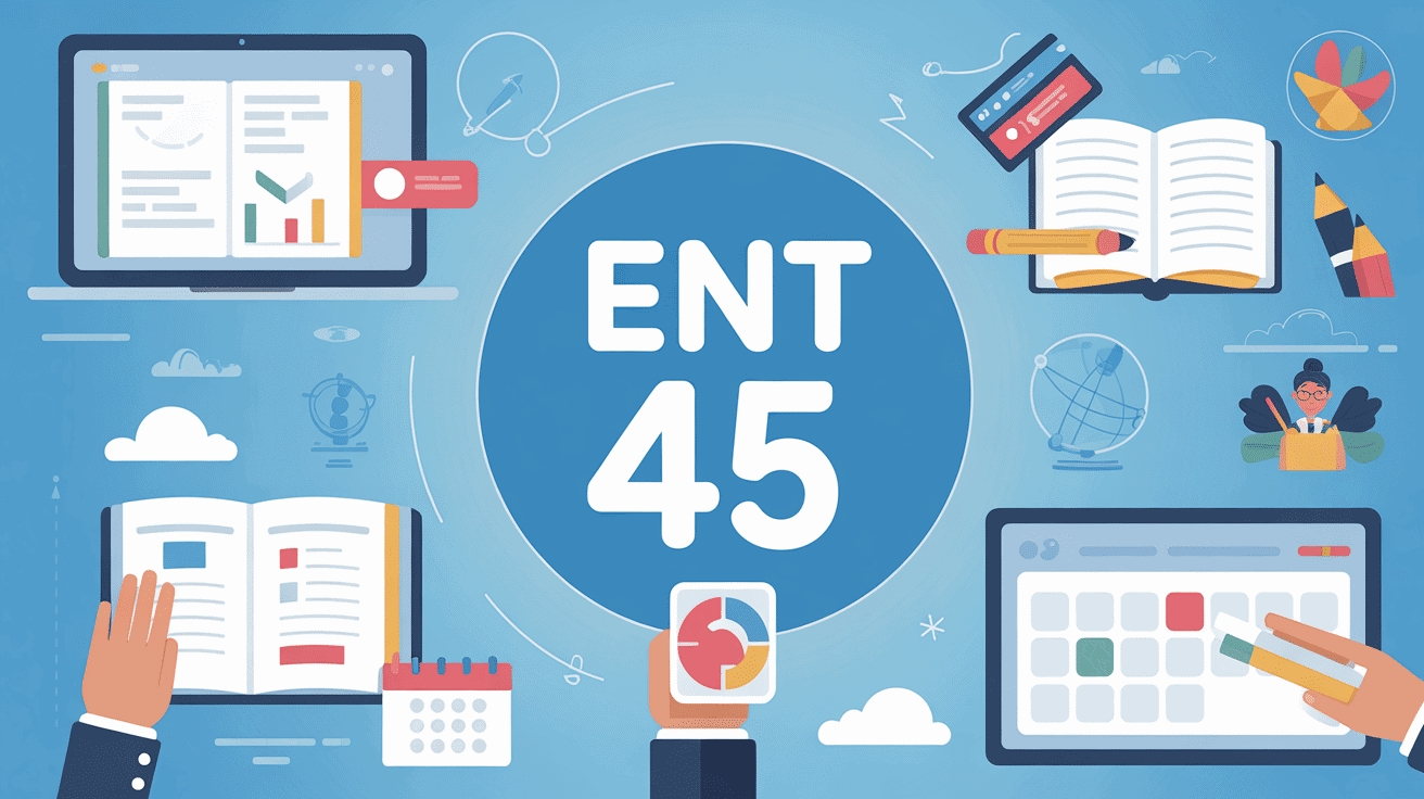 dashboard ent 45 sur écrans ordinateur et tablette