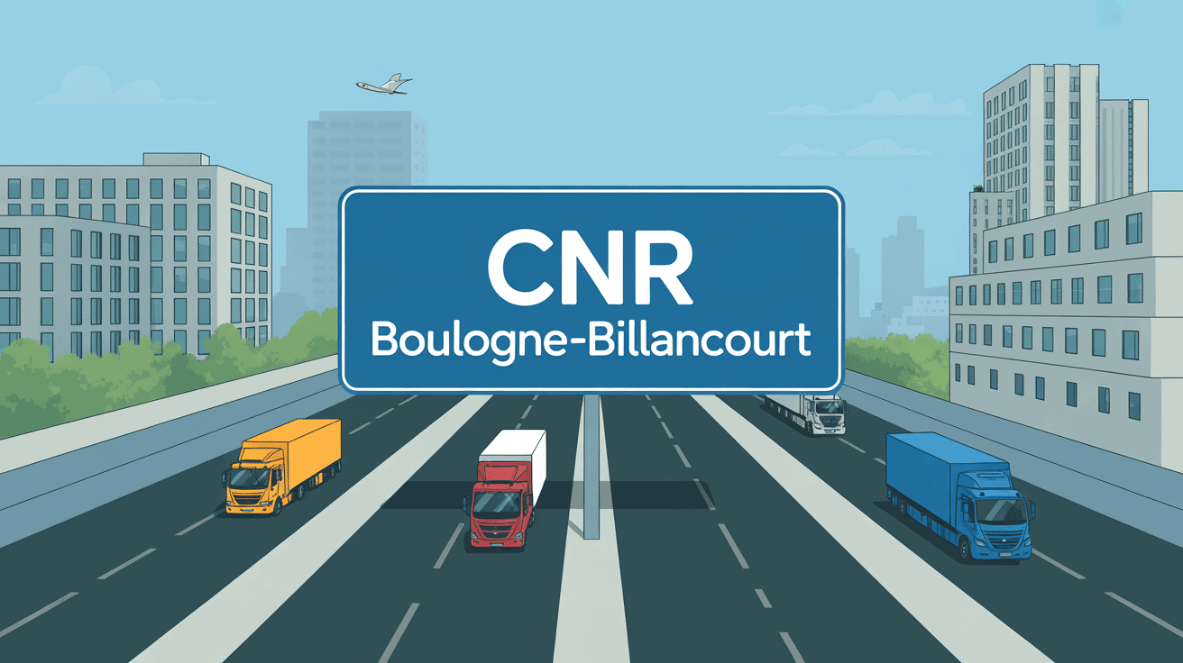Vue centre urbain cnr boulogne billancourt