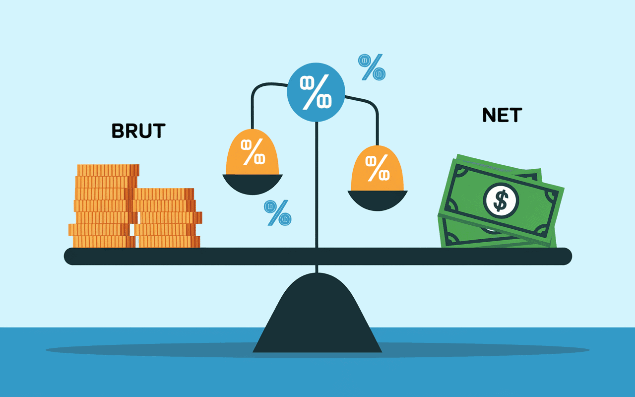 balance brut et net 1820 brut en net conversion