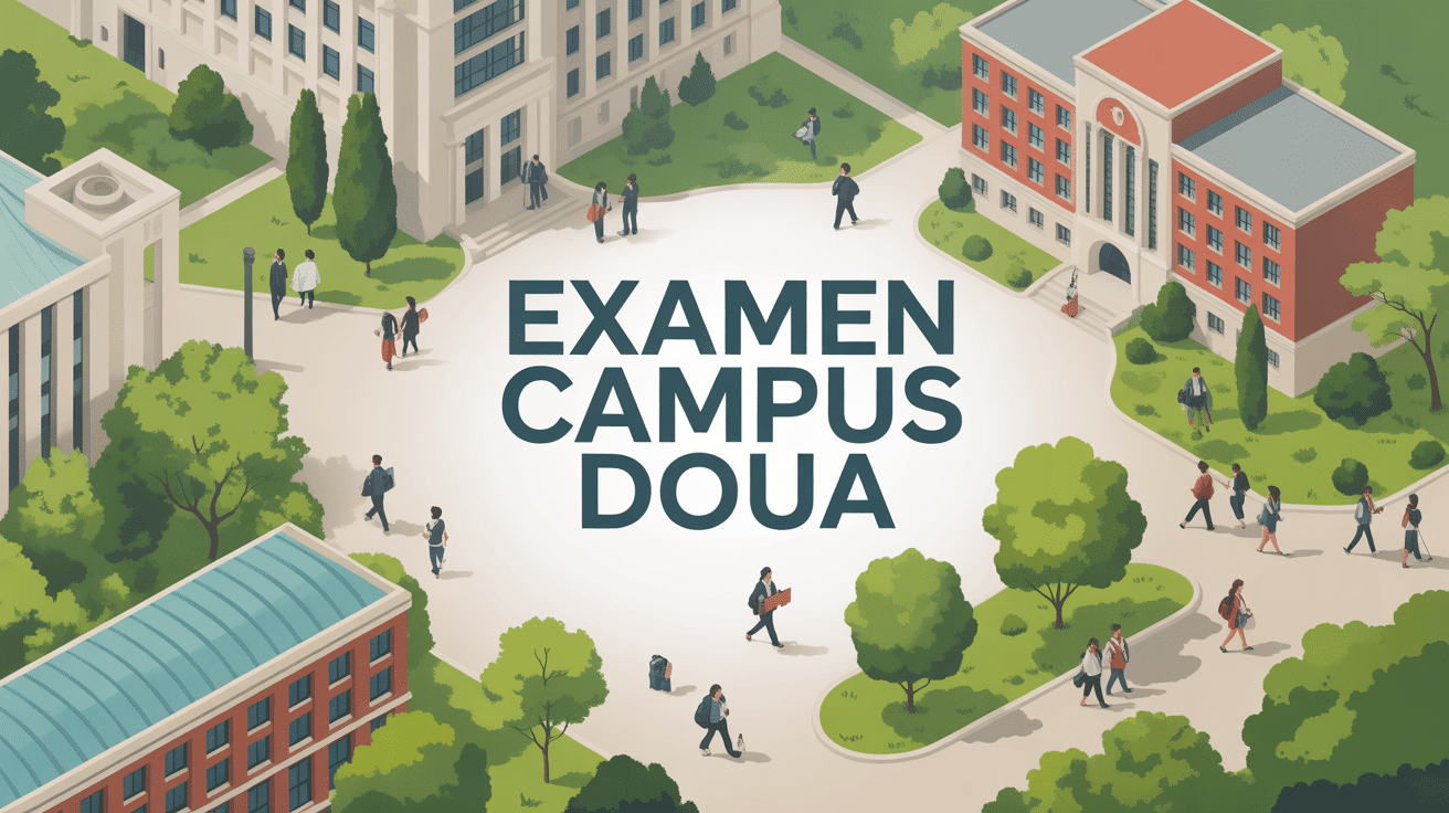 doua examen vue aérienne campus universitaire