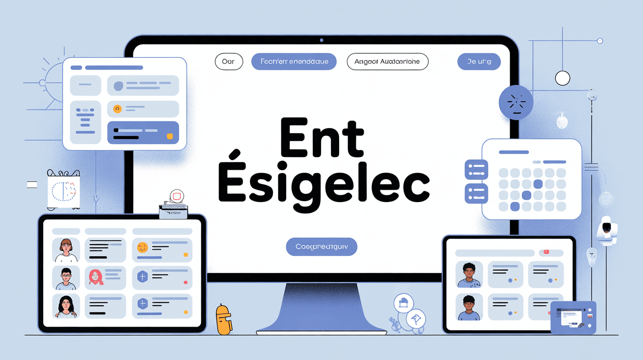 ent esigelec interface numerique tableau de bord