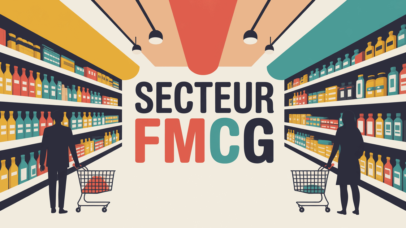 Illustration fmcg supermarché secteurs