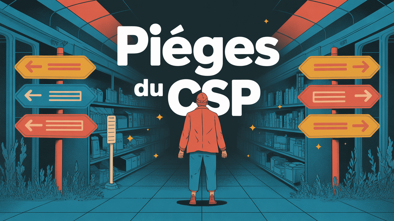 Les pièges du CSP illustration choix difficile