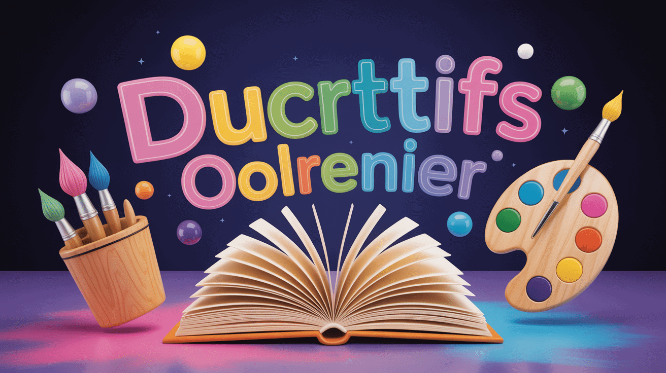 Palette nuancier livre descriptive adjectives