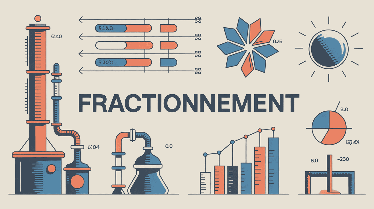 fractionnement schéma procédés séparation optimisation