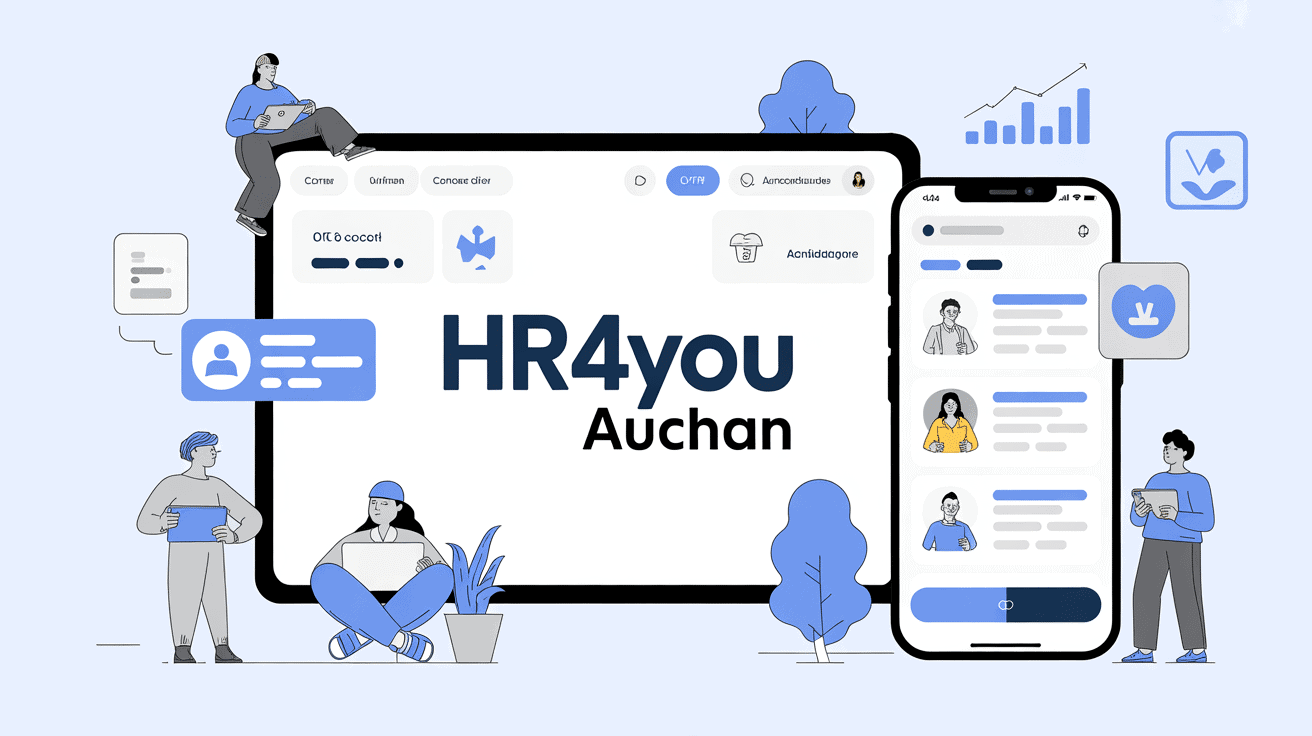 hr4you auchan espace digital recrutement rh
