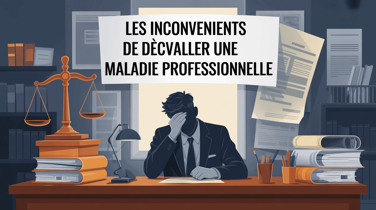 Inconvénient de déclarer une maladie professionnelle stress bureau
