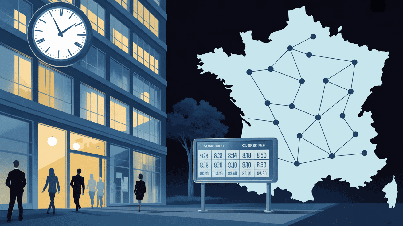 Bâtiment agence pole emploi horaire France