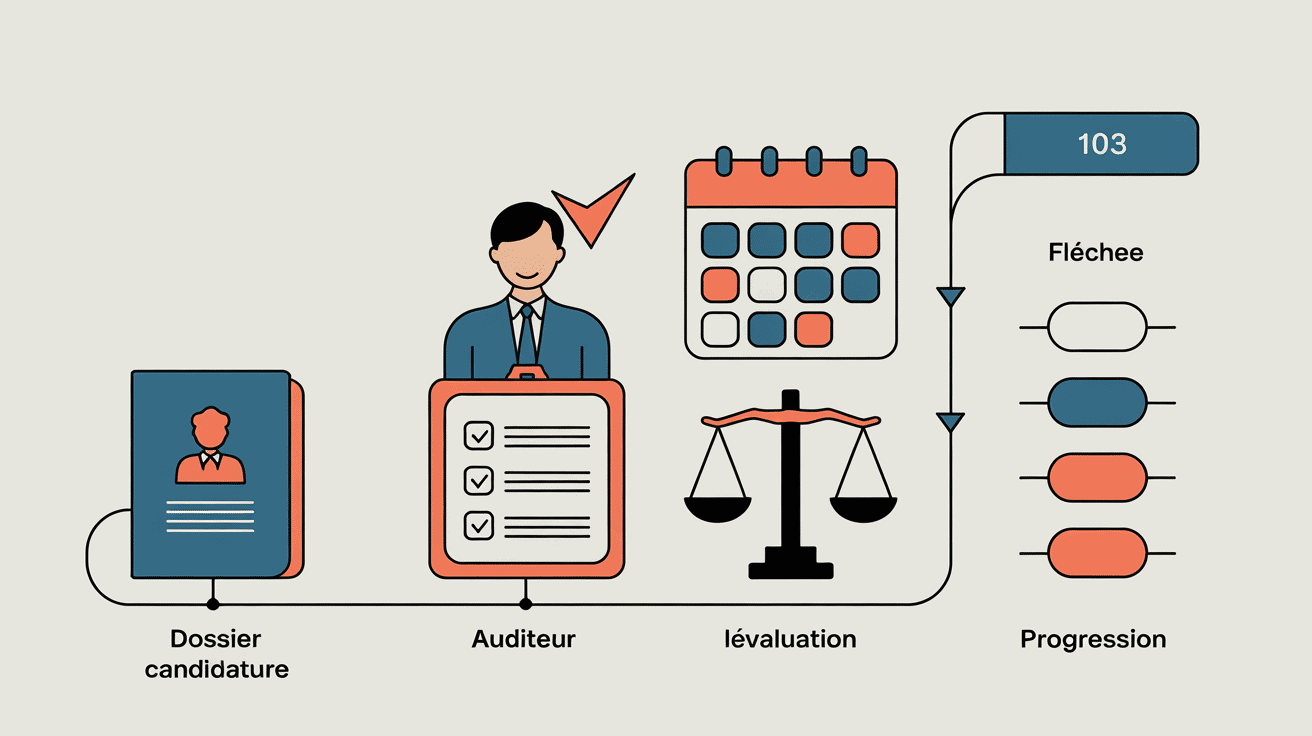 Qualiopi c'est quoi étapes certification audit infographie