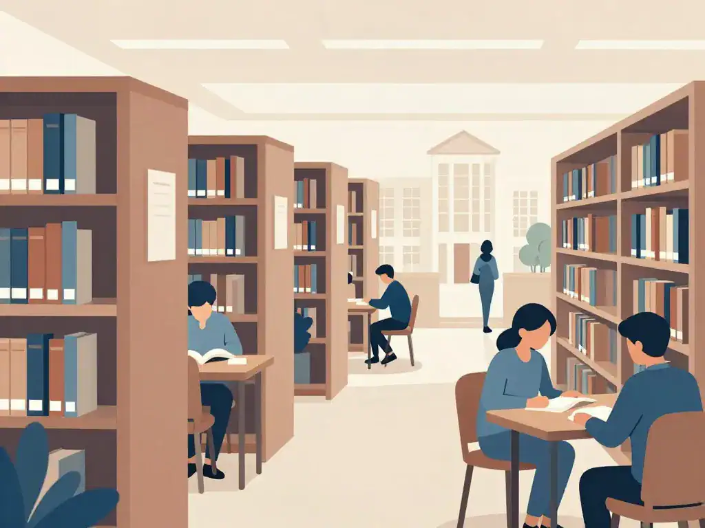 Présentation essentielle BU Vauban avec étudiants