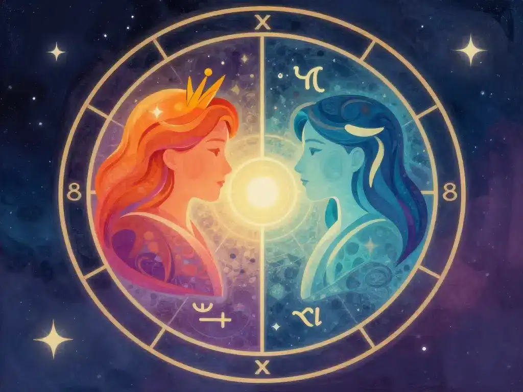 signes contraires opposés roue du zodiaque