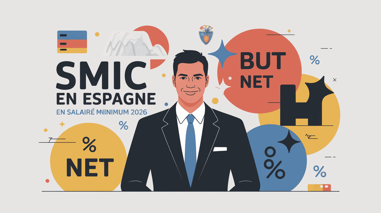 illustration smic en espagne net moderne