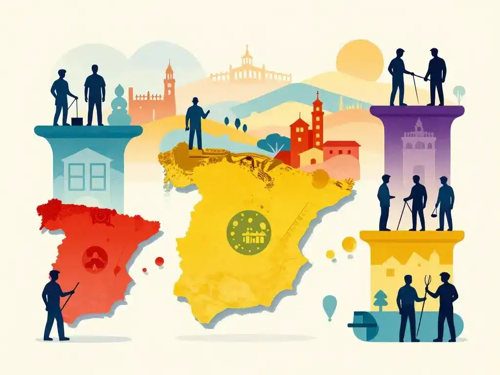variation régionale smic en espagne net