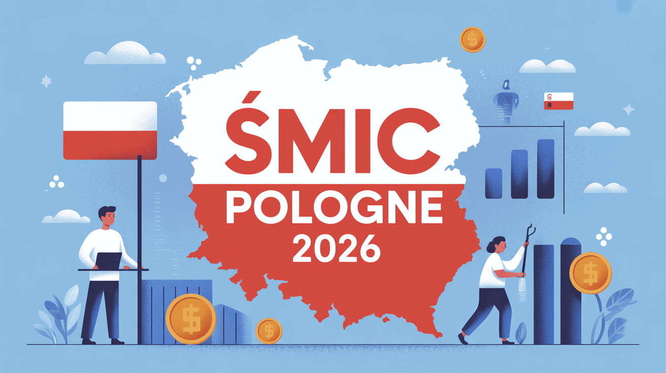 smic en pologne 2026 illustration marché du travail