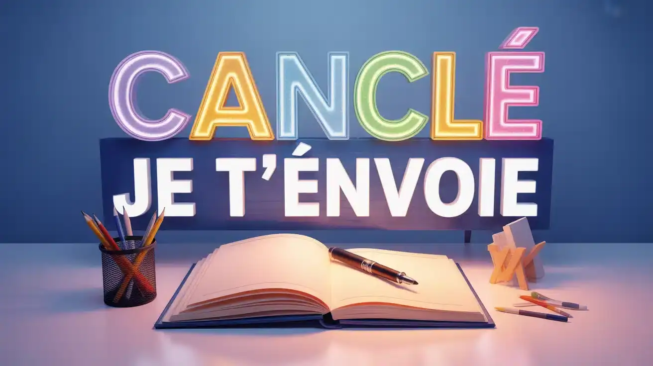 Illustration vectorielle je t envoie conjugaison orthographe