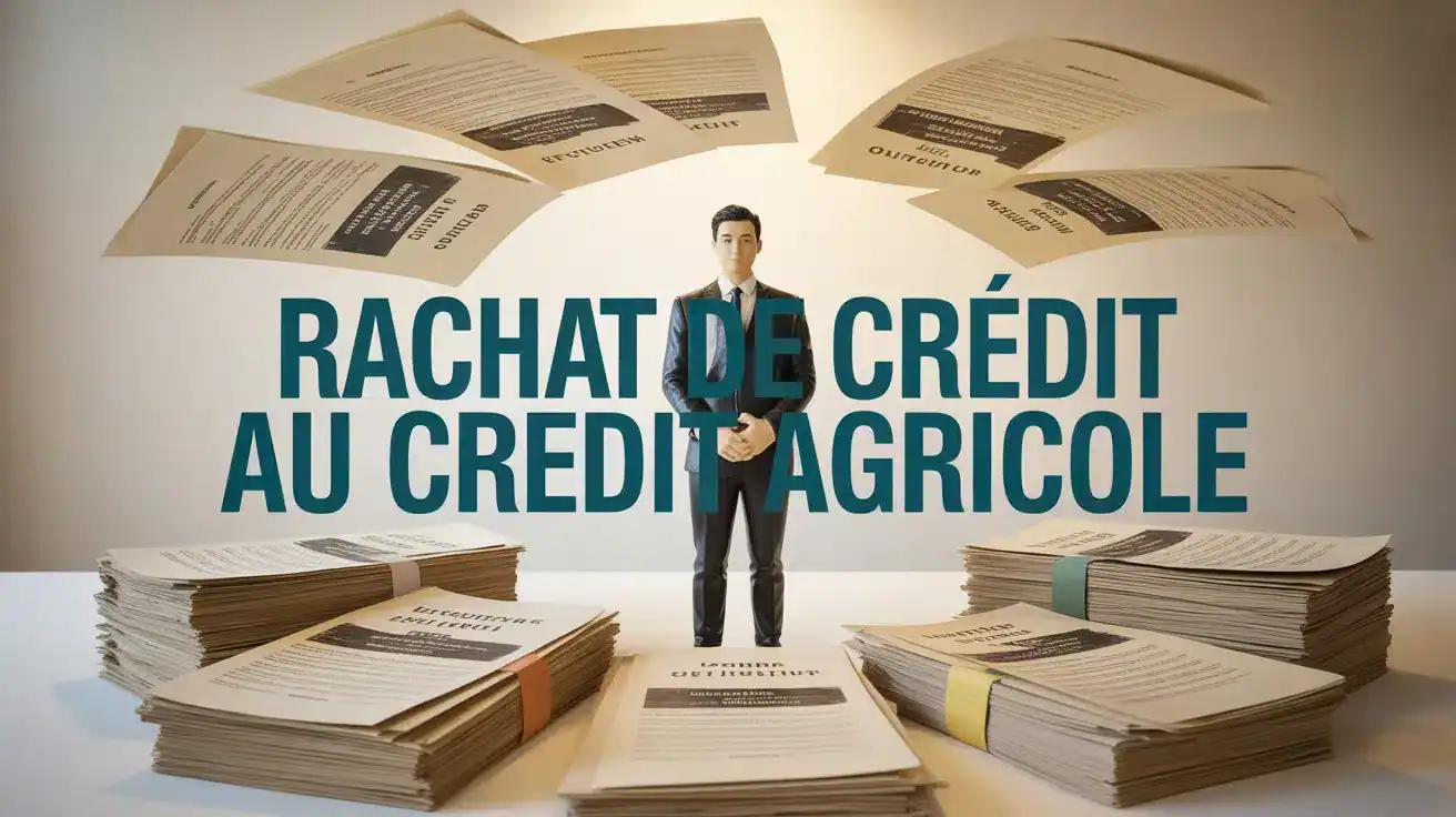 Illustration rachat de crédit au Crédit Agricole fusion dettes en un prêt