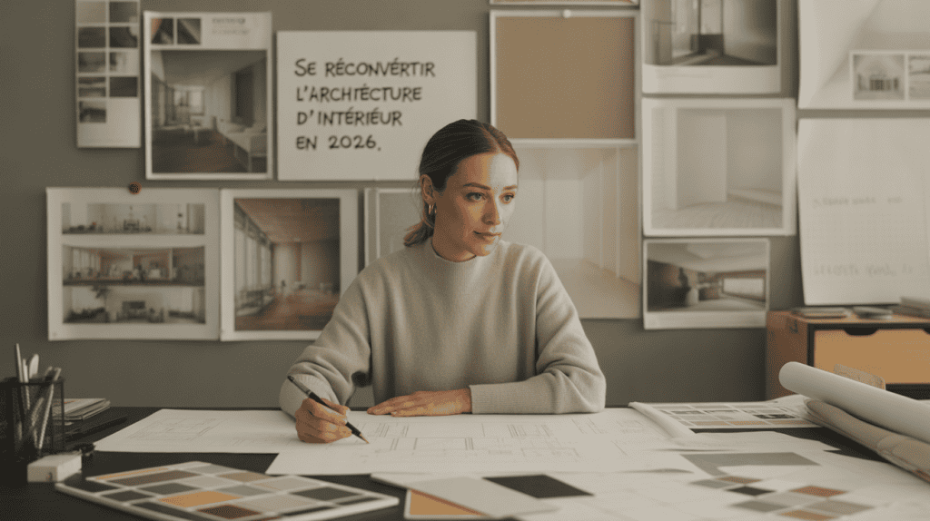 Se reconvertir dans l’architecture d’intérieur en 2026