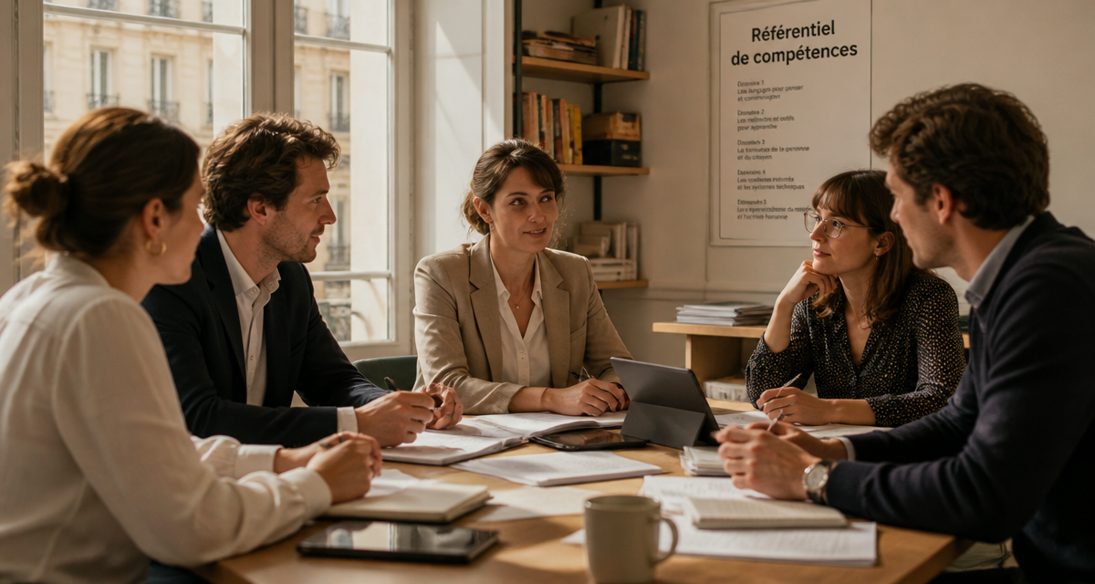 référentiel de compétences enseignant jeunes enseignants discussion