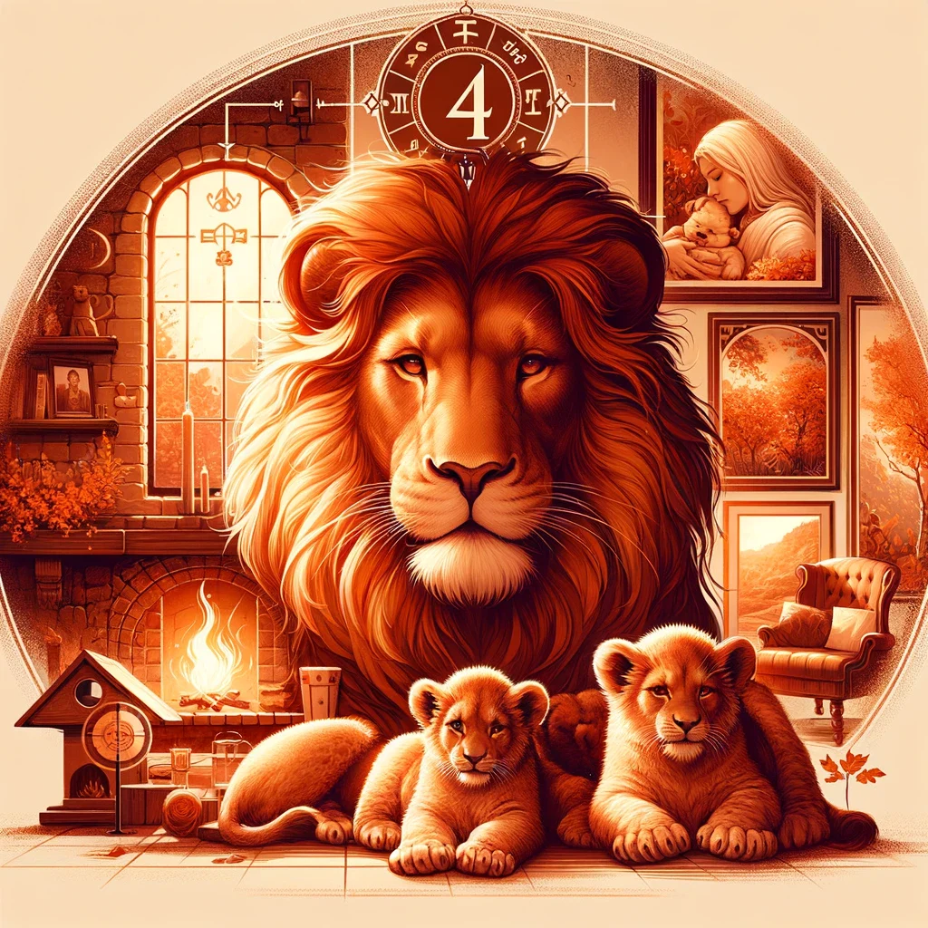 4.Ev Aslan Burcunda Olması