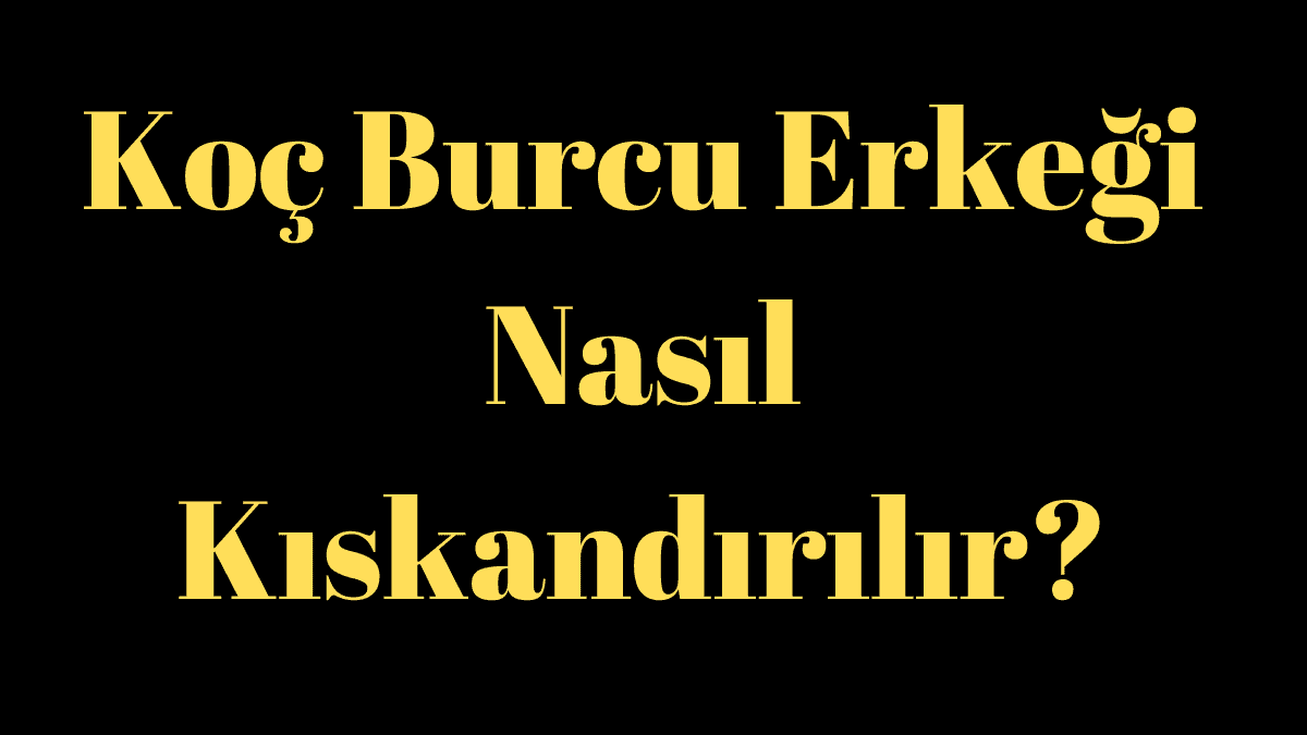 Koç Burcu Erkeği Nasıl Kıskandırılır?