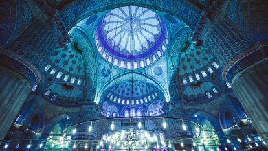 الصوتيات المعمارية - منظر داخلي لمسجد