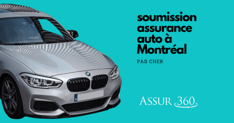 Soumission assurance auto abordable à Montréal.