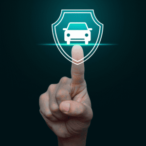 Icône protection auto sur écran tactile