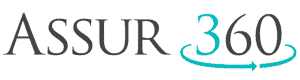 Logo Assur 360 avec flèche circulaire