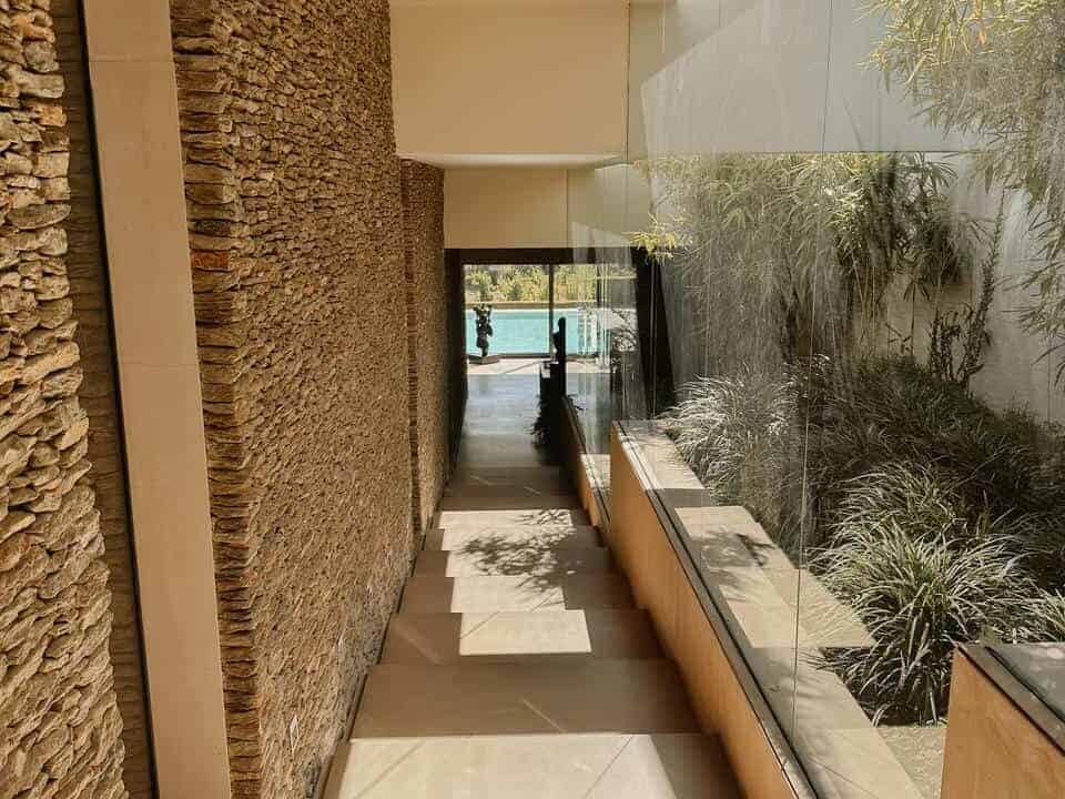 The interior of the Leeu Spa in Franschhoek.