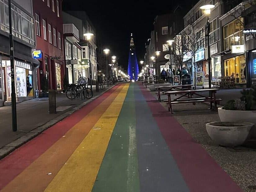 The Hallgrimskirkja in Reykjavik.