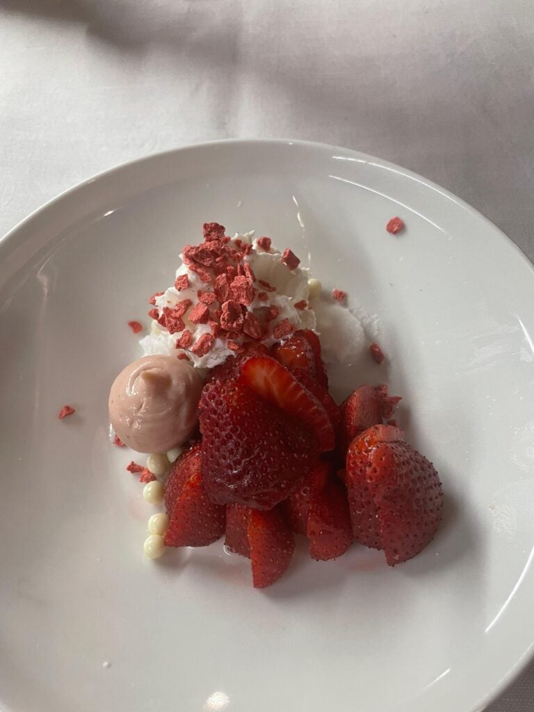 Dessert at Salumeria Roscioli in Rome.