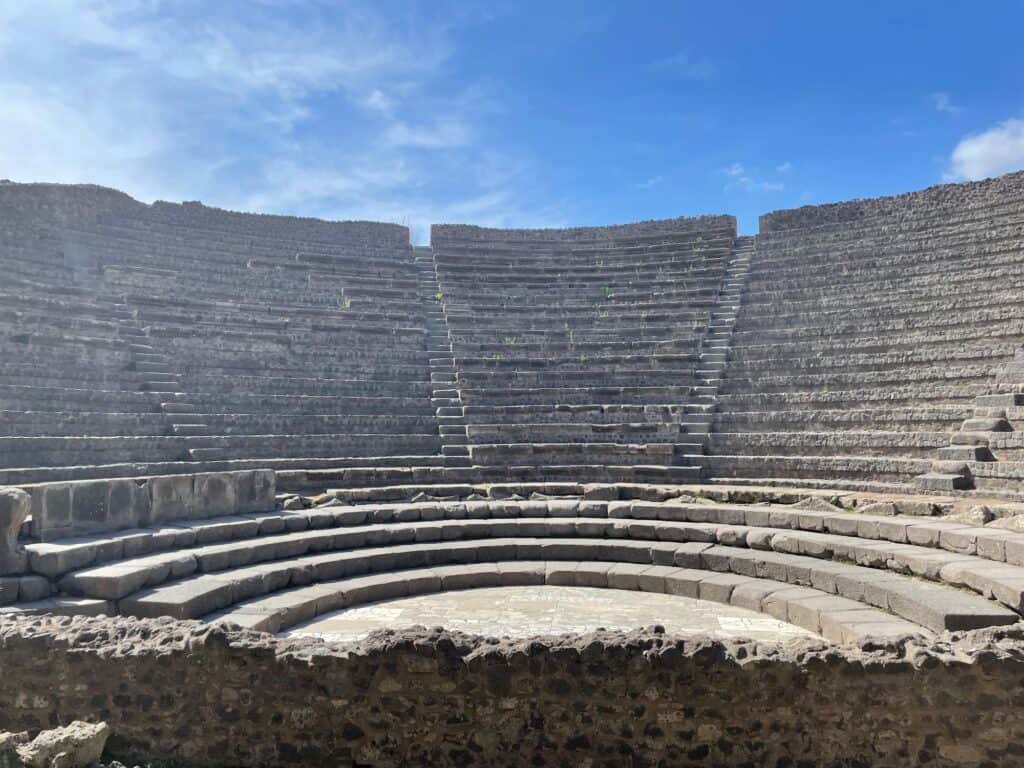 The Great Theatre of Pompeii.