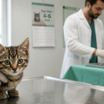 a quel age castrer un chat jeune chat chez le veterinaire