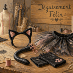 deguisement chat enfant accessoires couture